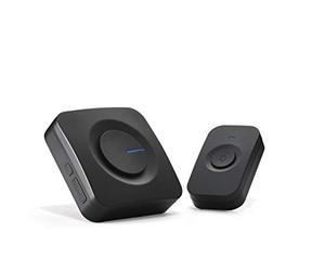 EMOS P5728 - Juego de timbre inalámbrico con pulsador y timbre, 52 melodías, alcance de 180 m, 5 niveles de volumen hasta 90 dB, funciona con pilas