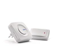 EMOS P5729 - Timbre inalámbrico sin batería (36 melodías, alcance de 180 m, 4 volúmenes de hasta 90 dB)