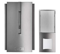 EMOS P5760 - Timbre inalámbrico con repetidor de Alcance Ilimitado y Salida USB, Volumen de 5 Niveles de Volumen de hasta 85 dB/Pantalla LED, 16 melodías, función de Memoria