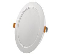 EMOS Panel LED de 18 W, redondo, 1800 lm, empotrable, diámetro de 17 cm, blanco neutro 4000 K, incluye controlador LED, extraplano, profundidad de montaje de 2,6 cm, color blanco