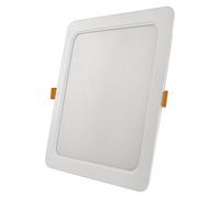 EMOS Panel LED de 24 W, plafón cuadrado de 2400 lm, empotrable, 22 x 22 cm, blanco neutro 4000 K, incluye controlador LED, extraplano, profundidad de montaje de 2,6 cm, color blanco