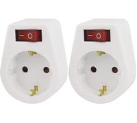 Emos regleta con Interruptor, GES de 058 (Paquete de 2)