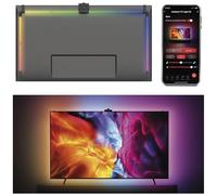 EMOS - Retroiluminación inteligente para TV de 55" (139 cm) - Tubo de luz LED RGBIC desmontable para televisor, con cámara - Brillo 450 lm - Conectividad WiFi, control por aplicación, asistente de voz