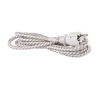 Emos S00003 - Cable (masculino, 2.4 m, 250 V, 10 A, Color blanco, 270 g)