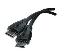 EMOS SD 0105 - Cable de Alta Velocidad con Ethernet/HDMI 1.4 / Full 4K Ultra HD / 3D / ARC Compatible con Conector A Macho de 5 m Negro Compatible con TV de Plasma y LCD, Xbox, PS3, PS4, PC, HDTV