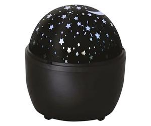 EMOS Stars DCPW06 - Proyector LED decorativo para techo y pared, funciona con USB o pilas (3 pilas AA), vida útil de 10.000 horas, IP20 para interiores, DCPW06, color negro
