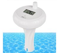 EMOS Termómetro de agua flotante con pantalla LCD | Termómetro digital para piscina, medidor de temperatura del agua para bañeras, piscinas, acuarios y estanques de jardín