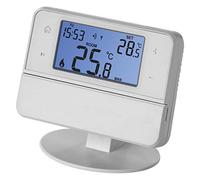 Emos Termostato de ambiente inalámbrico con soporte OpenTherm, programable, para sistemas de calefacción - Transmisor+receptor - Regulador de temperatura ambiente - Montaje en superficie