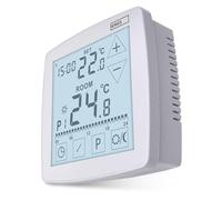 EMOS - Termostato digital con OpenTherm - programable, cableado, 230 V - Sistemas de calefacción/refrigeración con sensor de suelo - Control de temperatura 7-30 °C - Montaje en superficie - Protección