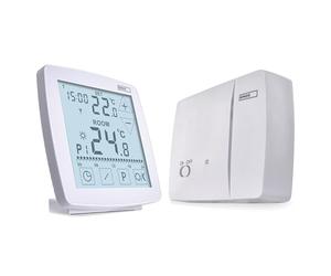 EMOS - Termostato Digital con OpenTherm - Programable - Unidad de Control táctil portátil - Sistemas de calefacción/refrigeración - Control de Temperatura 7-30 °C - Modo Vacaciones, anticongelante