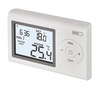 EMOS Termostato digital de pared programable para sistemas de calefacción y refrigeración, termostato/regulador de temperatura ambiente con protección contra heladas, cable para montaje en superficie,