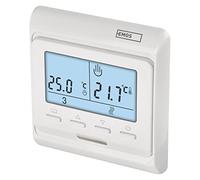 EMOS Termostato Digital para calefacción por Suelo Radiante, Relojes programables con histéresis Ajustable, termostato de Alambre con Sensor de Suelo, regulador de Temperatura Ambiente para Montaje