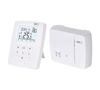 EMOS Termostato inalámbrico OpenTherm, regulador de Temperatura Digital programable para calefacción o Aire Acondicionado, 9 programas, anticongelante, ON-Off, diferencial Ajustable, 11,5 x 3,7 x 9,1