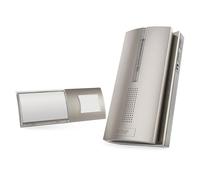 EMOS Timbre inalámbrico con función repetidora, Alcance Ilimitado, Control de Volumen de 5 Niveles hasta 85 dB, Pantalla LED, 16 Canciones, función de Memoria, Funciona con Pilas