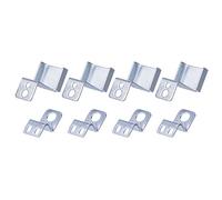 Emos zr9010, paneles de gancho 60 × 60 cm, 4 unidades, acero, Grey, 10 x 3, 5 x 13 cm