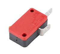 Emoshayoga 10 Uds. Micro Interruptor de Botón de 2 Pines Fiable y Hermoso Negro Rojo Accesorios de Juego de para, Juego de Lucha USB Set