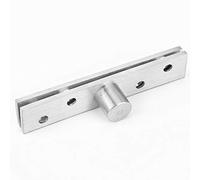 Emoshayoga Bisagra de Pivote Giratorio de Acero Inoxidable de 360 grados Duradera y Resistente a la Corrosión para Puertas Giratorias 2 Piezas 95 Mm (eje central)