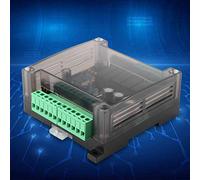 Emoshayoga Controlador PLC Programable de 24V CC, Tablero de Control Industrial de Respuesta Rápida, Chip de para Control