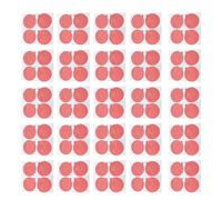 Emoshayoga Cubiertas Autoadhesivas de Papel de Aluminio para Cápsulas de café, Diseño a Prueba de Fugas para café Fresco en Casa, 37 Mm de Diámetro, Paquete de 100 Unidades (Roja)