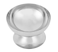 Emoshayoga Cuenco de Postre de Acero Inoxidable de 200ml, Soporte Compacto para Helado DIY que Ahorra Espacio para Fiesta en la Cocina del Hogar (Estilo corto)