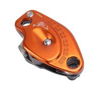 Emoshayoga Dispositivo de Agarre de Aluminio de Alta Resistencia para Trabajos Aéreos y Rescate, Cuerda de 10 a 12 Mm, Color Naranja