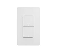 Emoshayoga Interruptor de Vidrio Inteligente WiFi Interruptor de Luz de Control Remoto para una Administración Eficiente del Hogar Adecuado para Propietarios de Viviendas Inteligentes Blanco (2 vías)