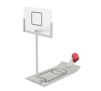 Emoshayoga Mini canasta de baloncesto, exquisita mano de obra, máquina de baloncesto, juego de mesa de 8,1 x 3,7 x 9,4 pulgadas, aro de baloncesto para los amantes del baloncesto
