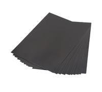 Emoshayoga Papel Negro de Prueba Láser de Doble Cara, Juego de 10 Hojas para Ajuste de Puntos de Equipos Láser y Pruebas de Energía, 210x285mm