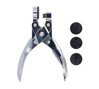 Emoshayoga Perforadora de Agujeros para Bolsas de Plástico, Perforadora Redonda única de Mano de Aleación de Zinc para Bolsas de PVC de PE de Película Fina, Papel, Tela, Cuero (6mm)