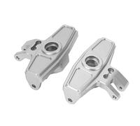 Emoshayoga RC C Hub Carrier Bloque de Ruedas de Aleación de Aluminio para Piezas de Mejora de Camiones Todoterreno Desierto para Modelos UDIRC UD1002 UD1002se y SG1002 1/10 (Plata)