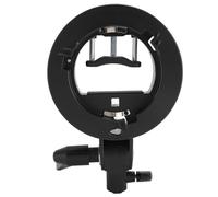 Emoshayoga Soporte de Flash para Cámara, Montaje , Diseño Ajustable de Metal y Plástico para Fotografía Profesional, 1 Unidad