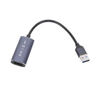 Emoshayoga Tarjeta de Captura de Vídeo USB 3.0 1080P HD | Uso versátil, admite varios sistemas operativos, captura en tiempo real, cámara web profesional