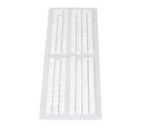 Emoshayoga Teclas de Teclado de 132 Teclas Perfil OEM Ruso Durable ABS Acabado Mate de Repuesto Ergonómicas para Teclados Mecánicos 132 (Blanca)