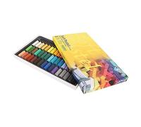 Emoshayoga Tiza Pastel Suave y Seca de 48 Colores, Fácil de Limpiar para