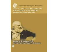 Emotion-Focused Therapy for Depression [USA] [DVD]