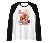 Emotional Baggage Sarcastic Retro Vintage Funny Adult Humor Camiseta Manga Raglan