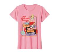 Emotional Baggage Sarcastic Retro Vintage Funny Adult Humor Camiseta, Mujer, Rosado, XS