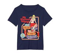 Emotional Baggage Sarcastic Retro Vintage Funny Adult Humor Camiseta, Mujer Tallas Grandes, Azul Marino, 6XL Grande
