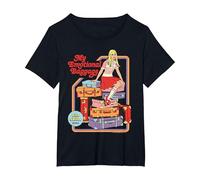 Emotional Baggage Sarcastic Retro Vintage Funny Adult Humor Camiseta, Mujer Tallas Grandes, Negro, 1XL Grande