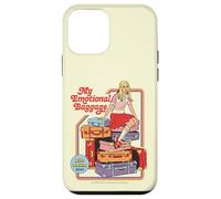 Emotional Baggage Sarcastic Retro Vintage Funny Adult Humor Carcasa para iPhone 12 mini