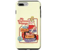 Emotional Baggage Sarcastic Retro Vintage Funny Adult Humor Carcasa para iPhone 7 Plus/8 Plus