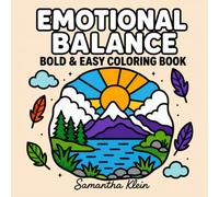 Emotional Balance | Bold & Easy Coloring Book for Adults and Teens: 40 Relaxing Minimal Line Art Designs Featuring Landscapes for Stress Relief (Minimal Art Coloring Series)