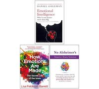 Emotional Intelligence, How Emotions Are Made The Secret Life of the Brain, No Alzheimer's Smarter Brain Keto Solution 3 Books Collection Set