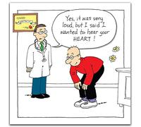 Emotional Rescue Divertida tarjeta de cumpleaños para él, 133 x 133 mm