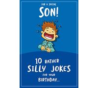 Emotional Rescue Divertida tarjeta de cumpleaños para hijo, 10 bromas bastante tontas, azul
