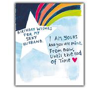 Emotional Rescue Marido, fin de tiempo, ensalada de papel. tarjeta de cumpleaños