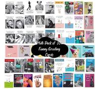 Emotional Rescue Paquete de 10 tarjetas de cumpleaños, divertidas y groseras tarjetas de cumpleaños para él y ella, 10 tarjetas de cumpleaños individuales, tarjetas de felicitación al azar, tarjetas