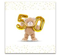 Emotional Rescue Tarjeta de 50 cumpleaños, tarjeta de felicitación de 50 cumpleaños, tarjeta de feliz 50 cumpleaños, tarjetas de 50 cumpleaños, tarjeta de 50 años, tarjeta de edad de 50 años, multicolor, talla única (SSWL006)