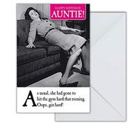 Emotional Rescue Tarjeta de cumpleaños de tía, divertida tarjeta de cumpleaños de tía, tía, tarjeta de cumpleaños de tía, tarjeta de tía, tía, tarjeta de cumpleaños, 159 x 235 mm