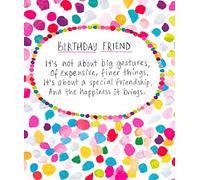 Emotional Rescue Tarjeta de cumpleaños para amigos, tarjeta de cumpleaños para amigos, tarjeta de cumpleaños con palabras bonitas para amigos, tarjeta de cumpleaños, ensalada de papel, multicolor,